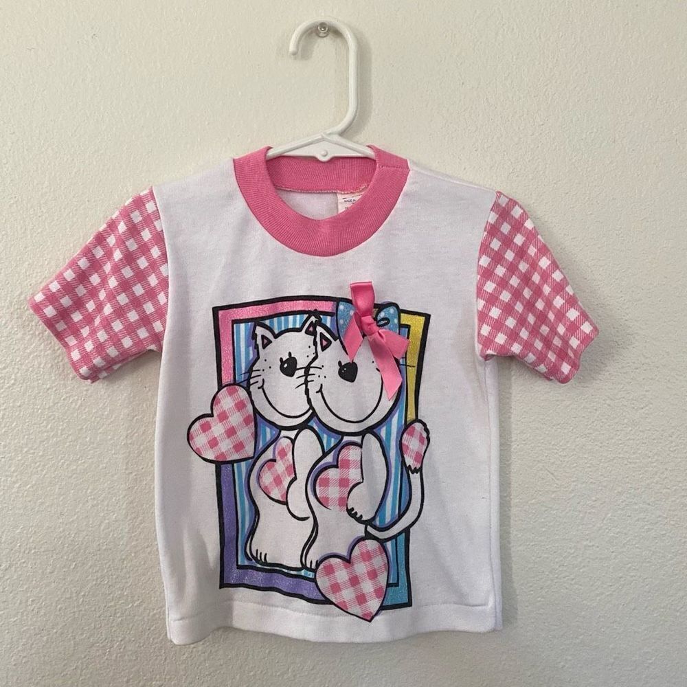 Couple of Cats Vintage Graphic T-Shirt